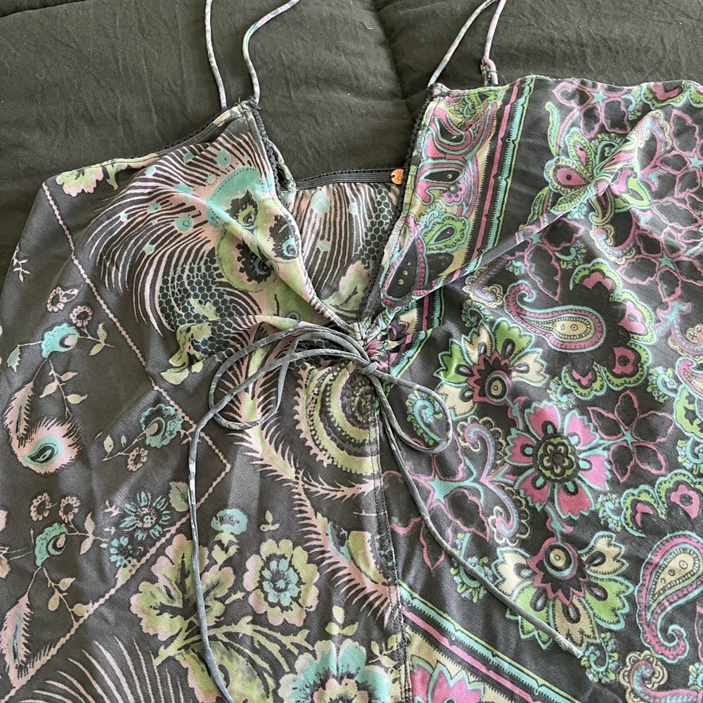 Free People Multicolor Floral Midi Dress - Picture 8 of 9